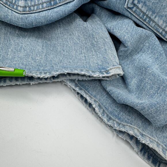 Abercrombie & Fitch Jeans Womens 22 Criss Cross 90's Straight High Rise NEW - Picture 8 of 13